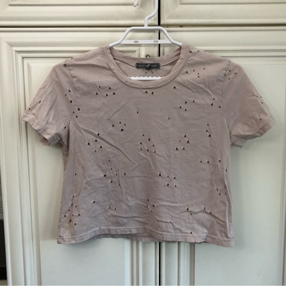 Don’t Ask Why women’s crop t-shirt